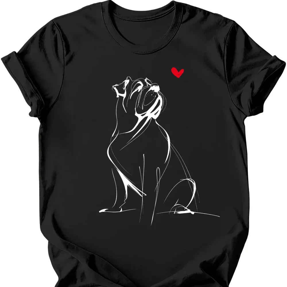 Mastiff sketch tee black