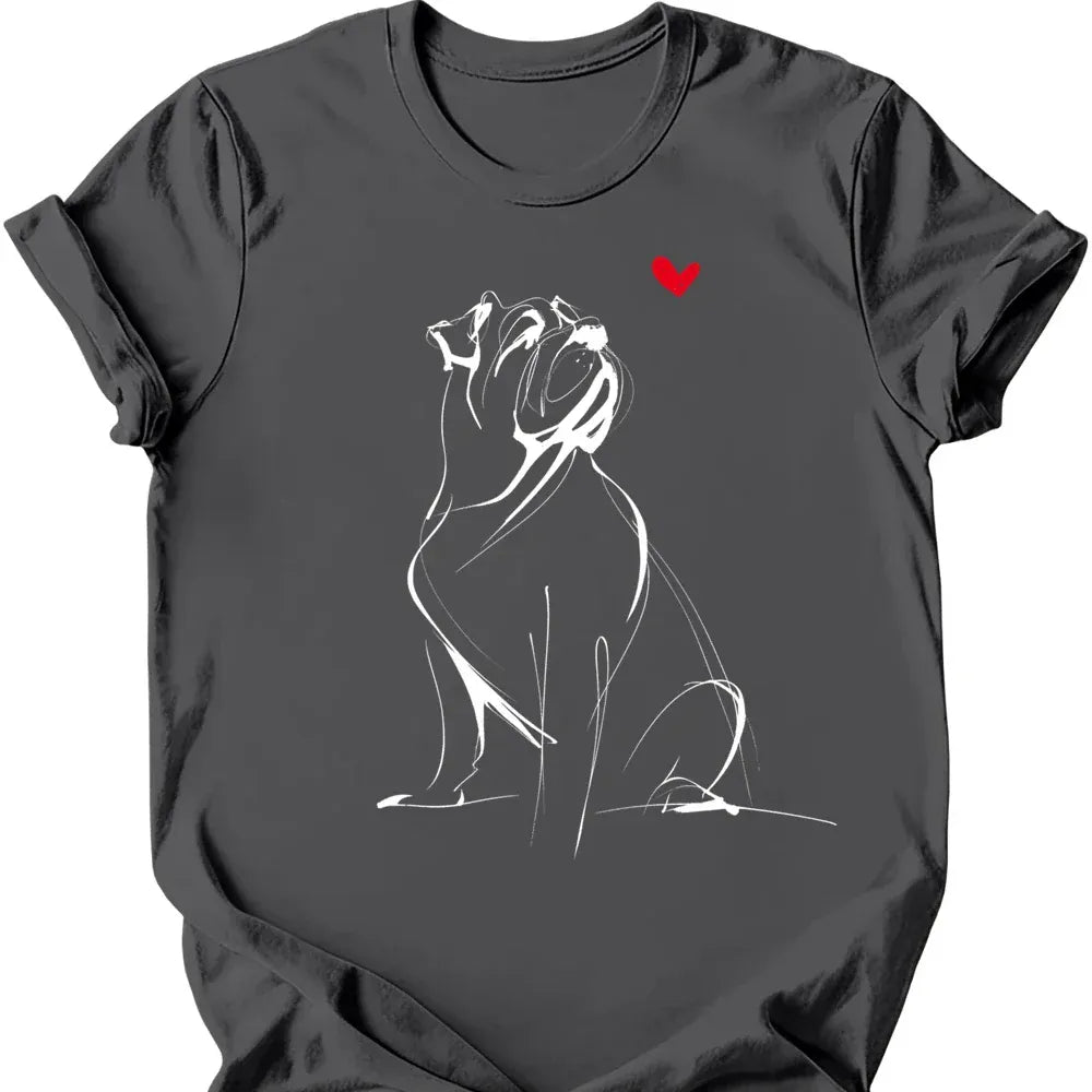 Mastiff sketch tee charcoal