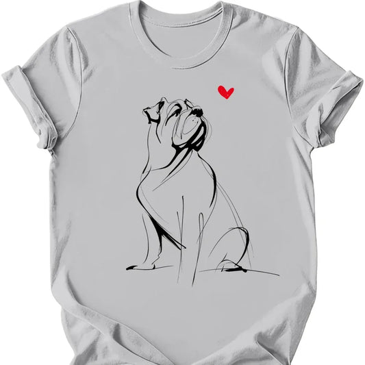 Mastiff sketch tee ice grey