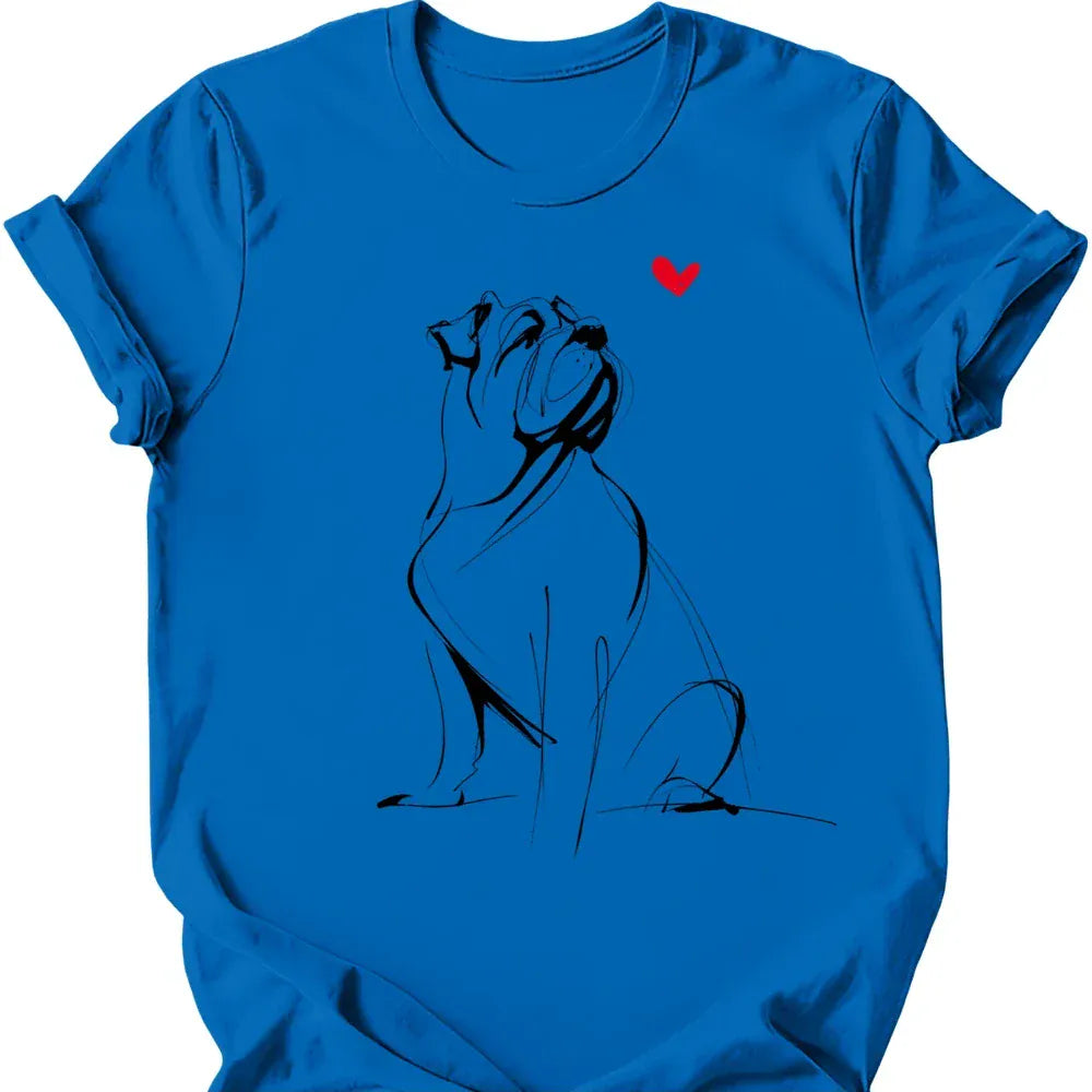 Mastiff sketch tee royal