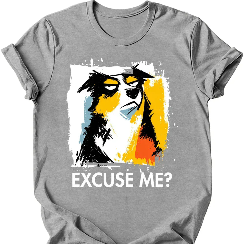Miniature American Shepherd excuse me tee sport grey