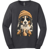Miniature American Shepherd - Hipster Dog Long Sleeve