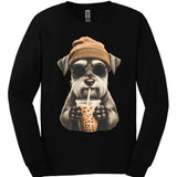Miniature Schnauzer - Hipster Dog Long Sleeve