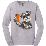 Miniature Schnauzer - Selfie Dog Long Sleeve