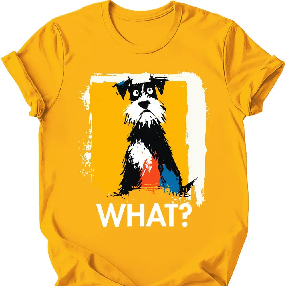 Miniature Schnauzer what dog tee gold color