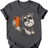 Miniature Schnauzer - Selfie Dog T-Shirt