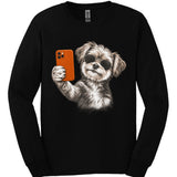 Morkie - Selfie Dog Long Sleeve
