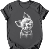 Morkie - Tilted Dog T-Shirt