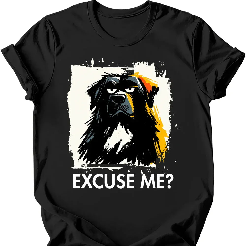 Newfoundland excuse me tee black