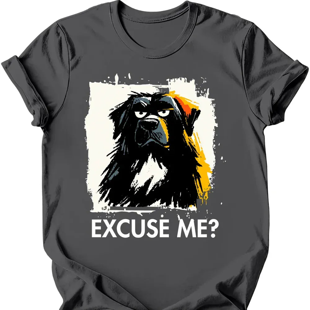 Newfoundland excuse me tee charcoal