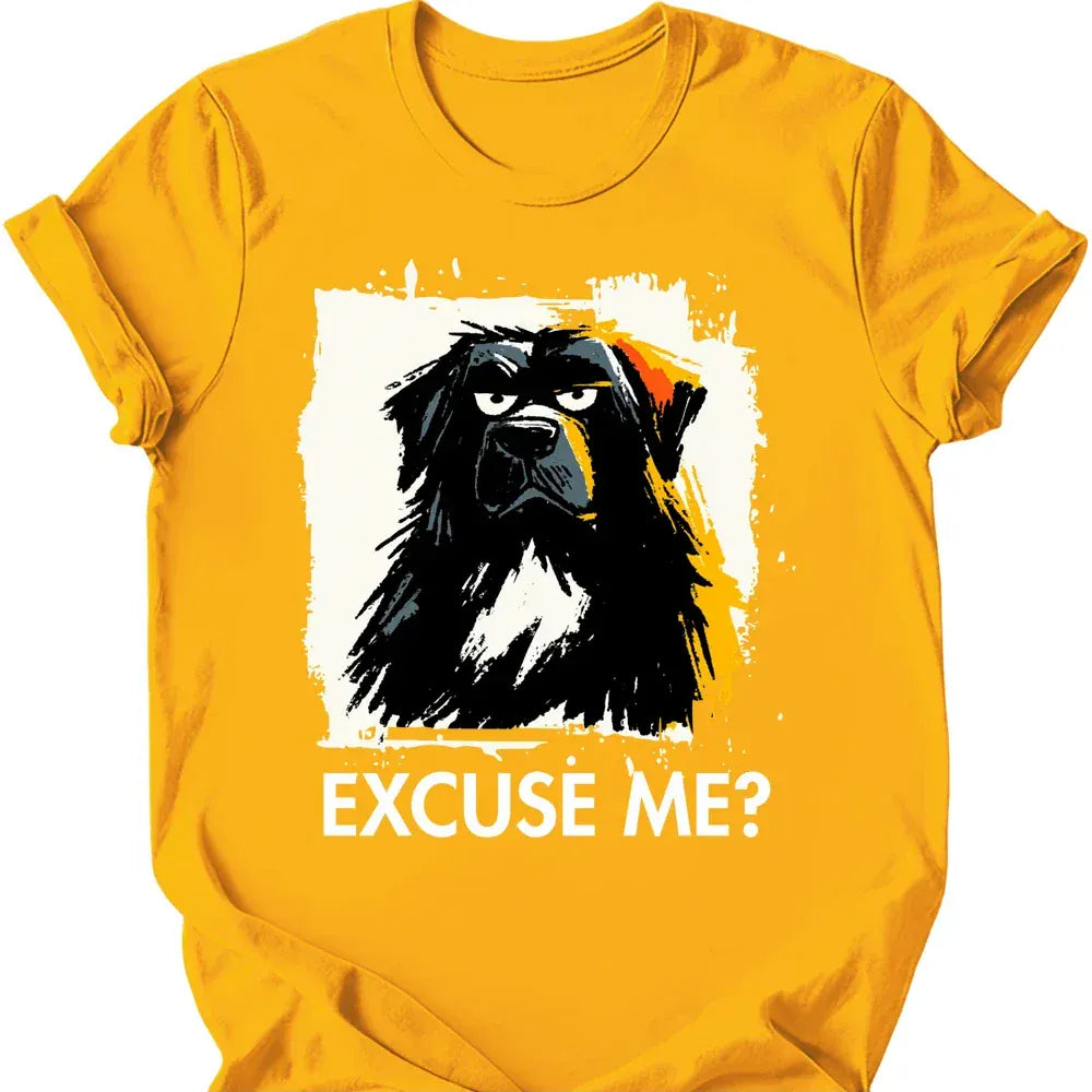 Newfoundland excuse me tee gold