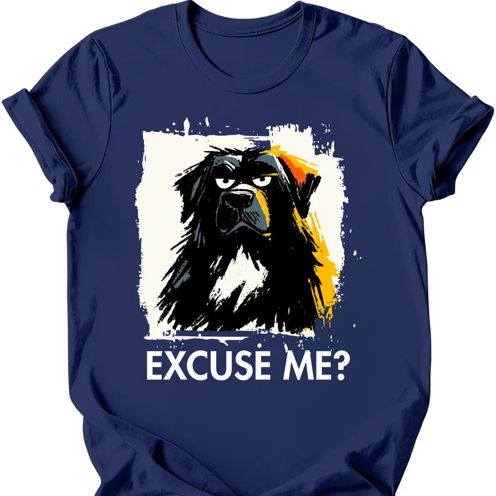 Newfoundland excuse me tee navy