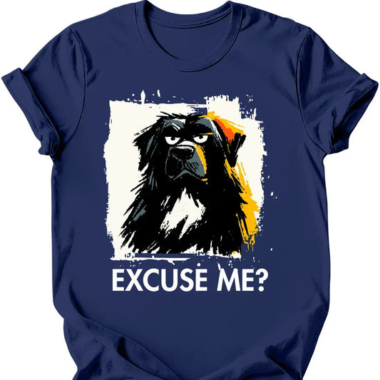 Newfoundland excuse me tee navy