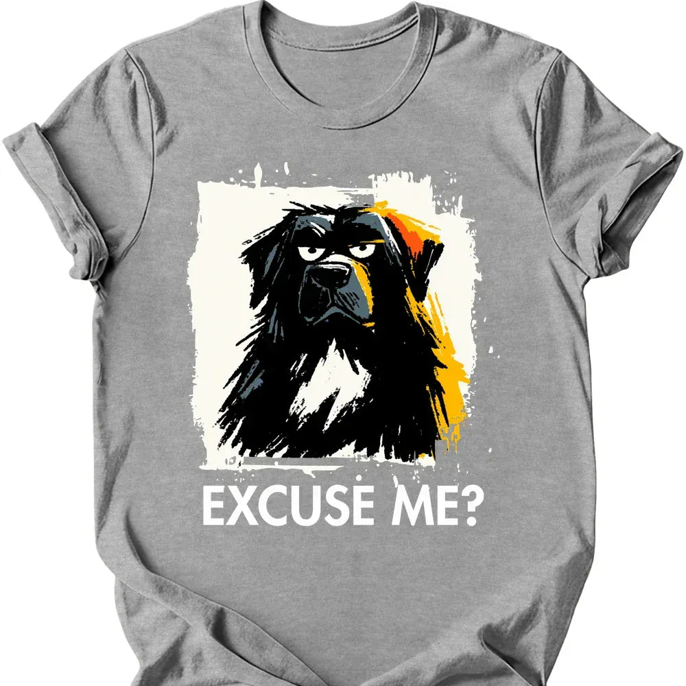 Newfoundland excuse me tee sport grey