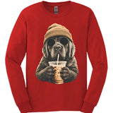 Newfoundland - Hipster Dog Long Sleeve