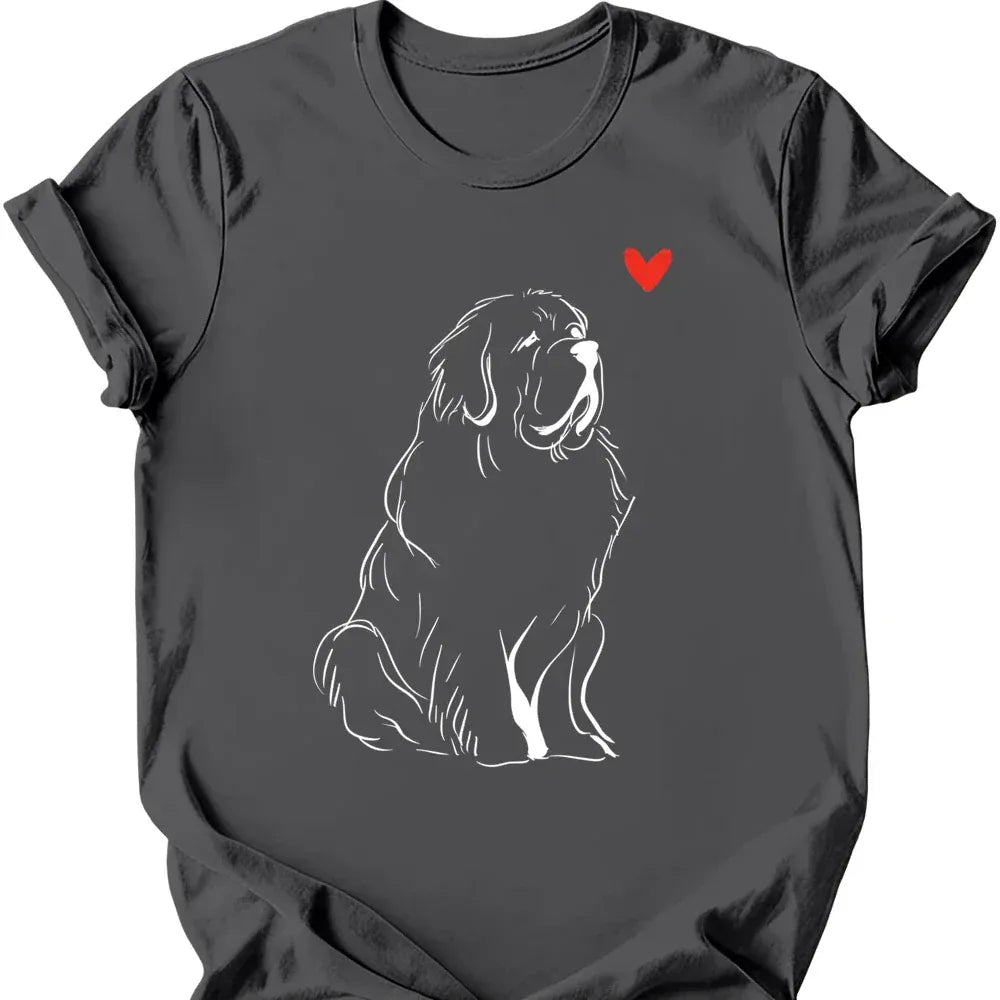 Newfoundland sketch tee charcoal