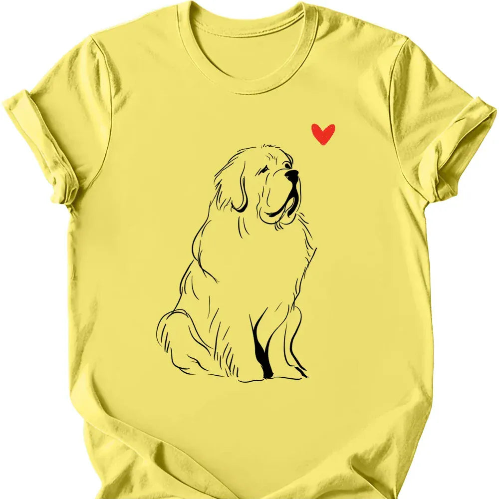 Newfoundland sketch tee cornsilk