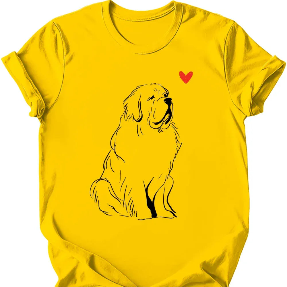 Newfoundland sketch tee daisy