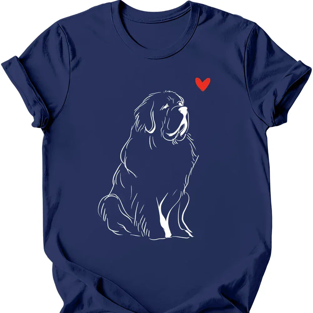 Newfoundland sketch tee navy