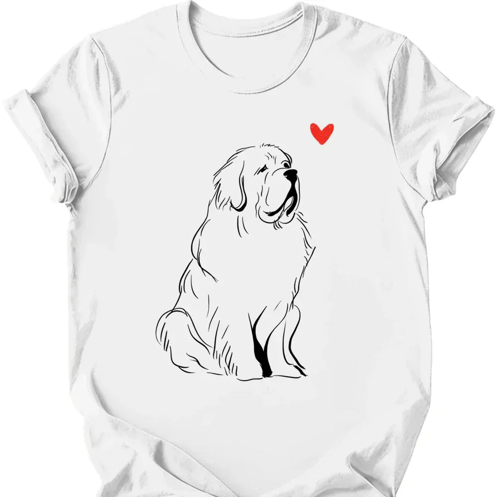 Newfoundland sketch tee white