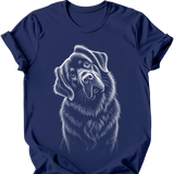 Newfoundland - Tilted Dog T-Shirt