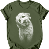Old English Sheepdog - Tilted Dog T-Shirt