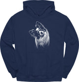 Papillon - Tilted Dog Hoodie