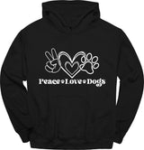 Peace Love Dogs Hoodie