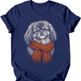 Pekingese - Winter Dog T-Shirt