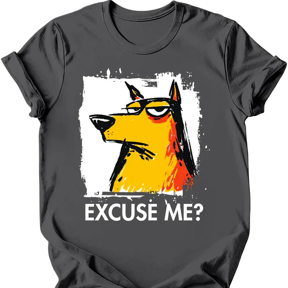 Peruvian excuse me tee charcoal