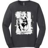 Pitbull - Running Dog Long Sleeve
