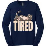 Pitbull - Tired Dog Long Sleeve