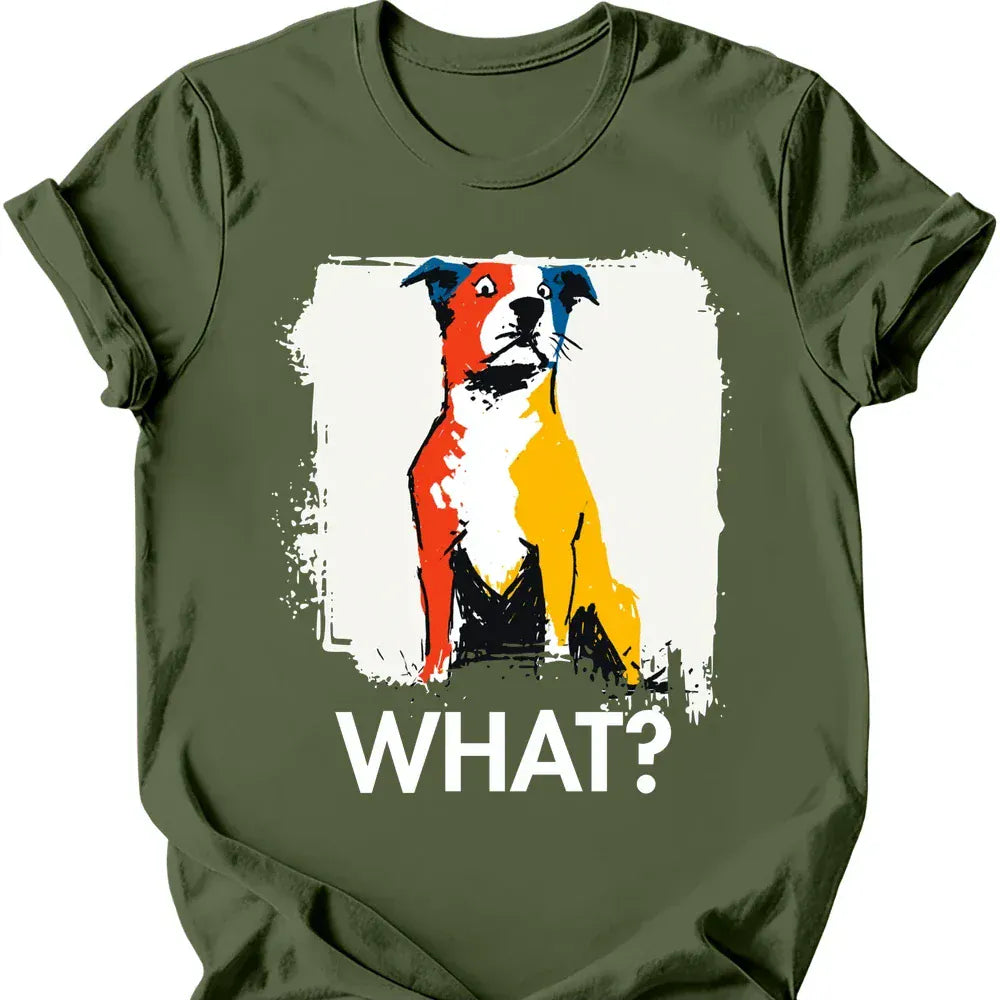 Pitbull what tee military green