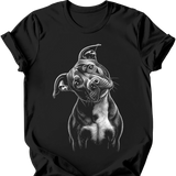 Pitbull - Tilted Dog T-Shirt