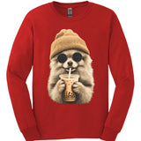 Pomeranian - Hipster Dog Long Sleeve