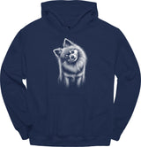 Pomeranian - Tilted Dog Hoodie