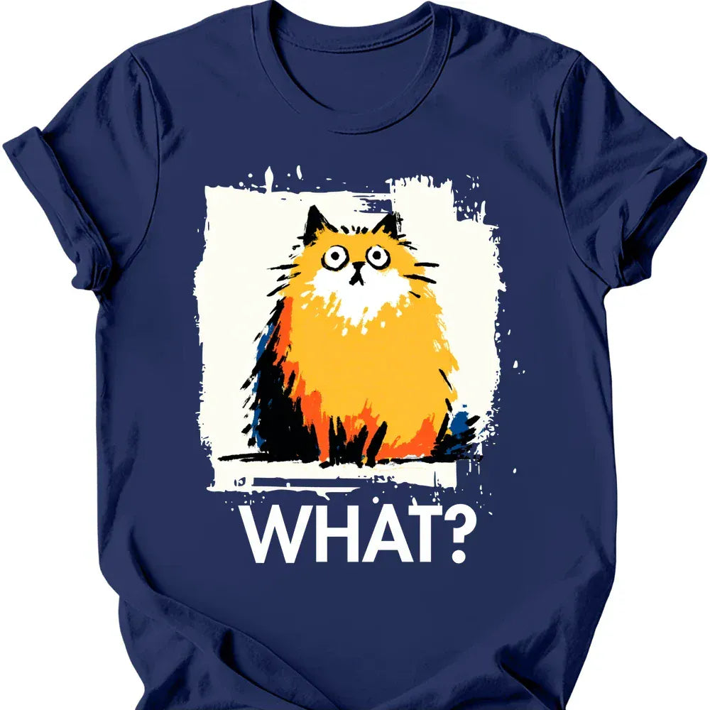 Pomeranian what dog tee navy color