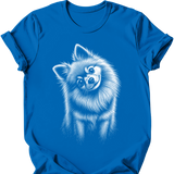 Pomeranian - Tilted Dog T-Shirt
