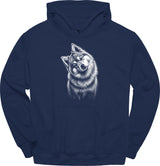 Pomsky - Tilted Dog Hoodie