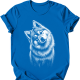 Pomsky - Tilted Dog T-Shirt