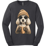 Poodle - Hipster Dog Long Sleeve