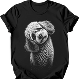 Poodle - Tilted Dog T-Shirt