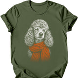 Poodle - Winter Dog T-Shirt