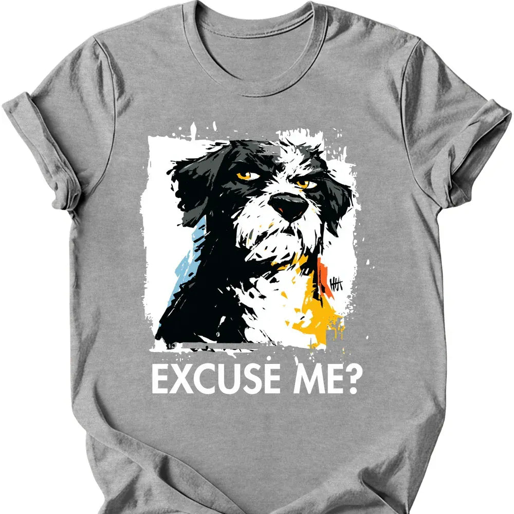 Portuguese Water Dog excuse me tee sport grey