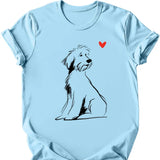 Portuguese Water Dog - Sketch Dog T-Shirt