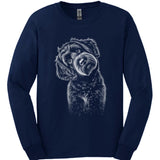 Portuguese Water Dog - Tilted Dog Long Sleeve
