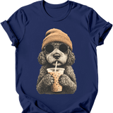 Portuguese Water Dog - Hipster Dog T-Shirt