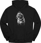 Pug - Tilted Dog Hoodie