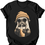 Pug - Hipster Dog T-Shirt