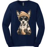 Rat Terrier - Hipster Dog Long Sleeve